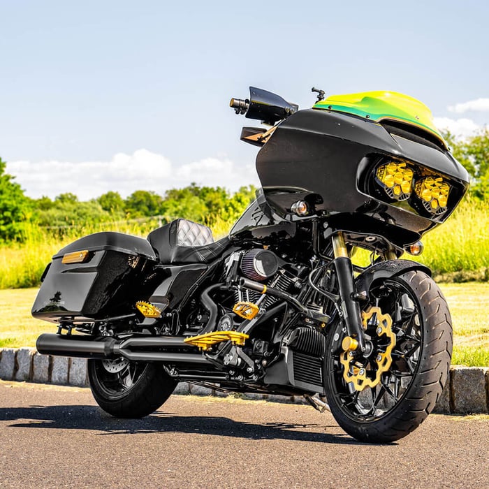 2021 Harley Road Glide - Baja Lights, Gold Upgrades & More!