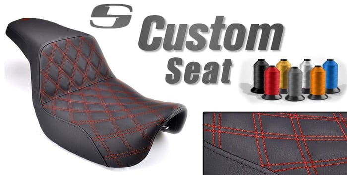 Custom Saddlemen Step Up Seat Options for your Harley