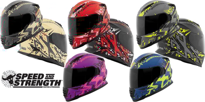 New 2017 Speed and Strength Helmets