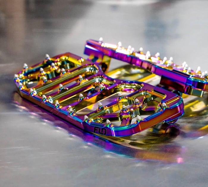 Flo V5 Bagger Floorboards for HD Touring Models - Jet Fuel Finish