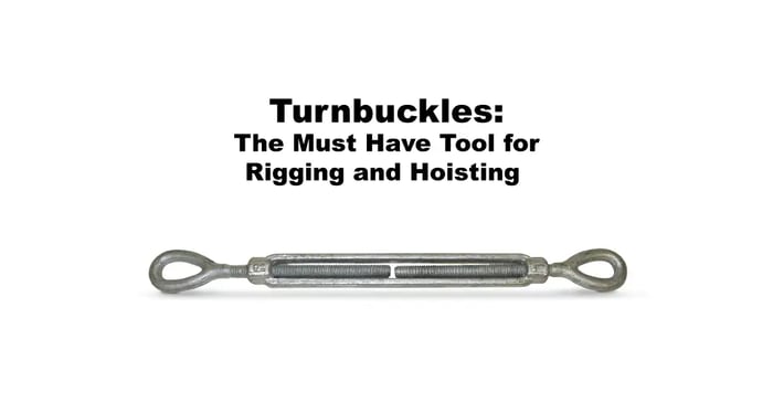 What are Turnbuckles: Hoisting and Rigging Operations Usage