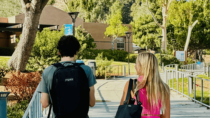 Pickleball players facing forward