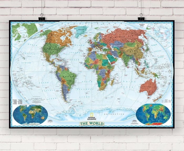 Winkel-Tripel projection example