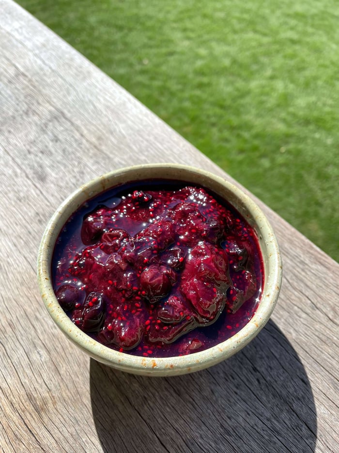 2 x Chia Jam Recipes - fresh, frozen and sugar free option (V, VG, DF, GF)