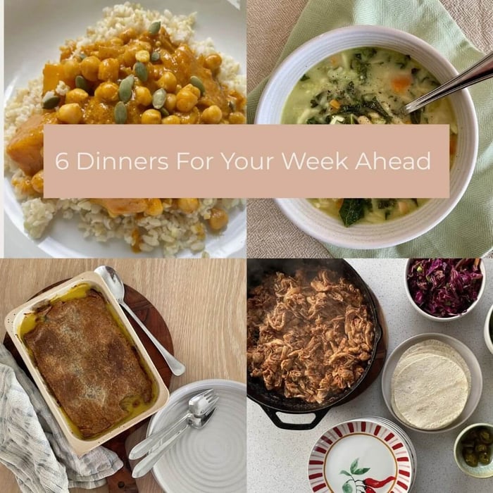 6 Dinners For This Week