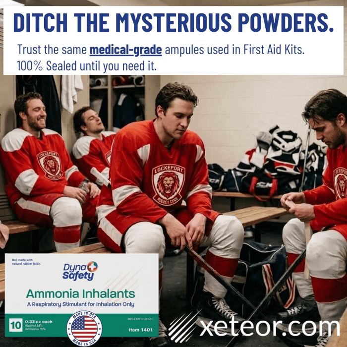 Are smelling salts safe for hockey?