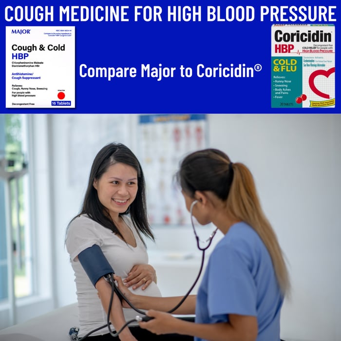Cough Medicine for High Blood Pressure – Compare Major to Coricidin®