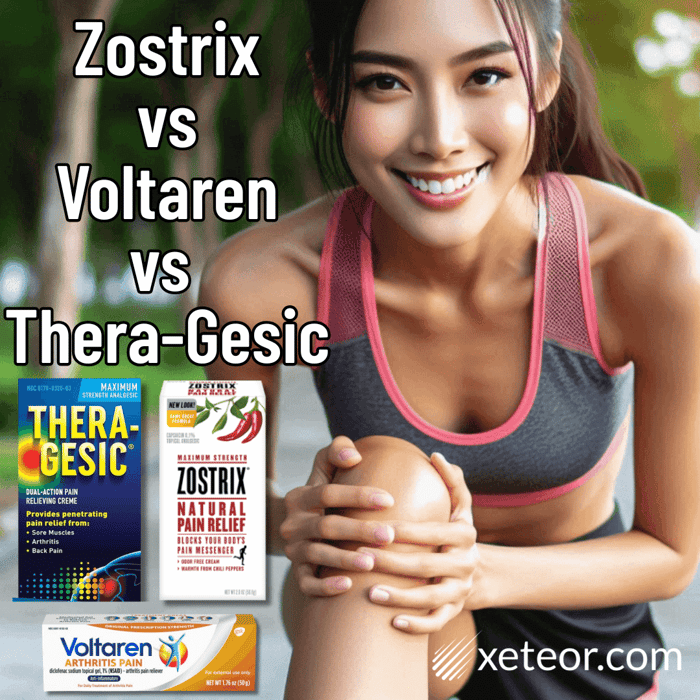 Zostrix vs. Voltaren vs. Thera-Gesic: Which is Best?
