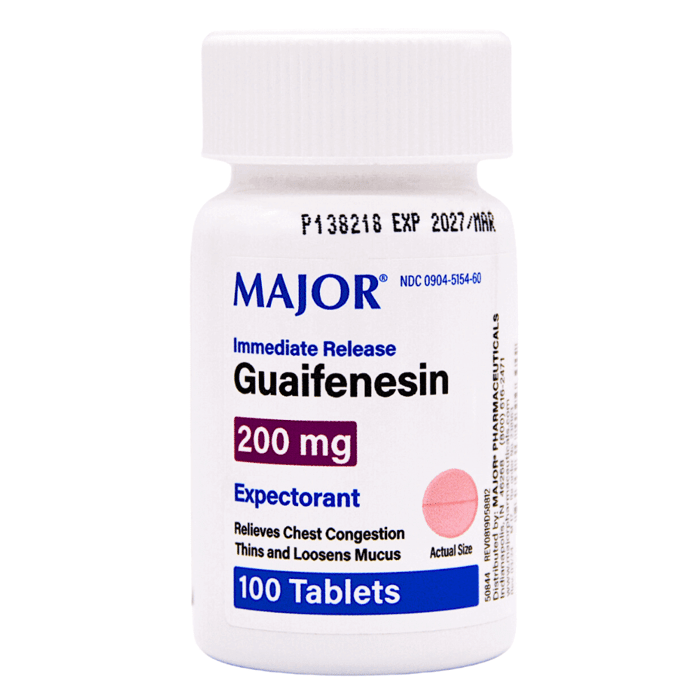 Rugby Chest Congestion Relief Guaifenesin Oral Solution Cherry Flavor - 16 Fl Oz (Robitussin)