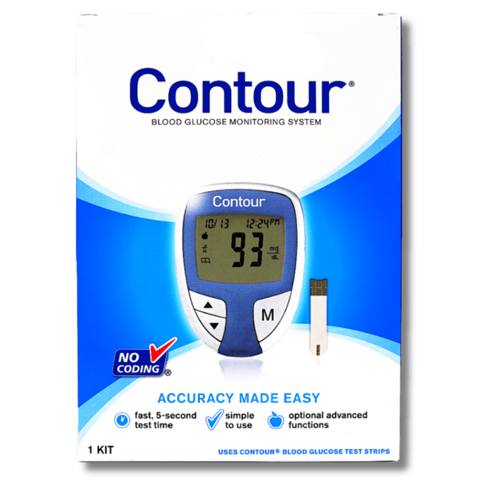 Original Bayer Contour Meter compatible with Original Bayer Contour Test Strips