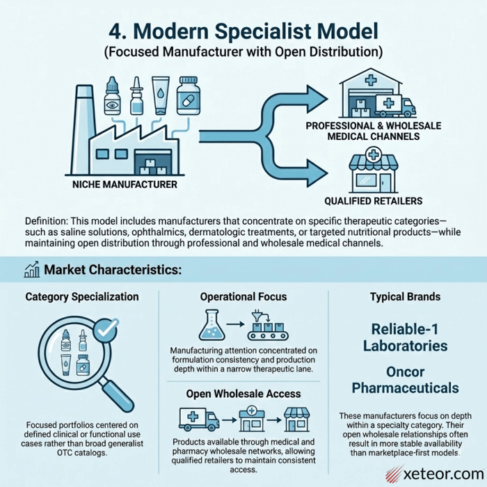  OTC Generic Distribution Models - Modern Specialist Model