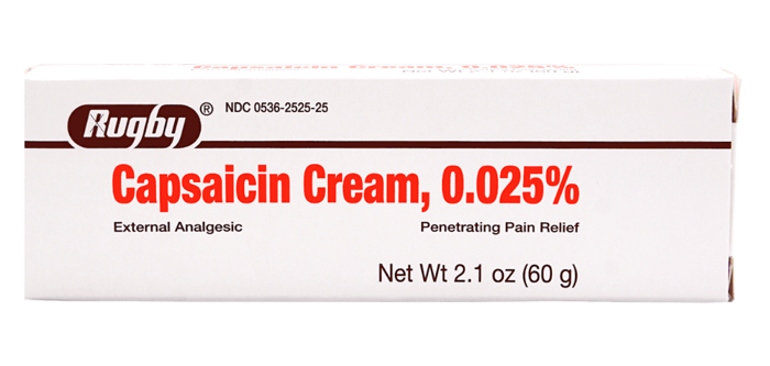 Rugby Capsaicin Cream 0.025% vs Zostrix