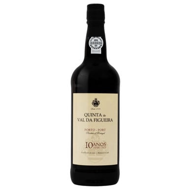 Quinta de Val da Figueira 10 Year Old Tawny Port wine bottle