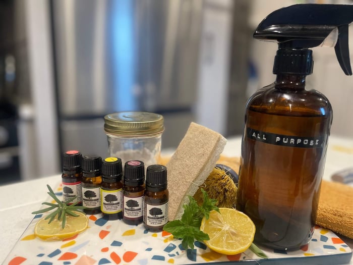 Cleaning essential oils