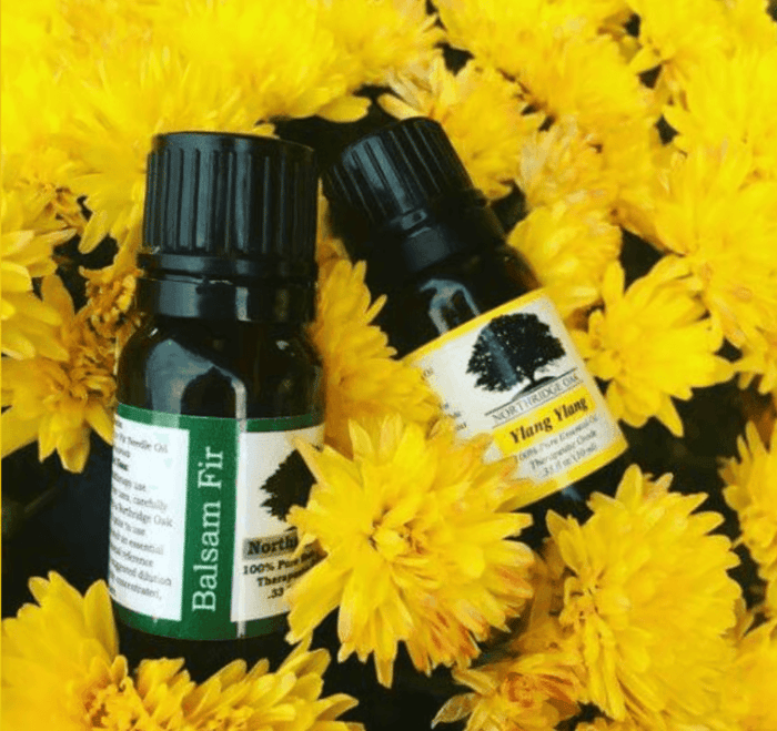 Balsam Fir Essential Oil paired with Ylang Ylang Essential Oil