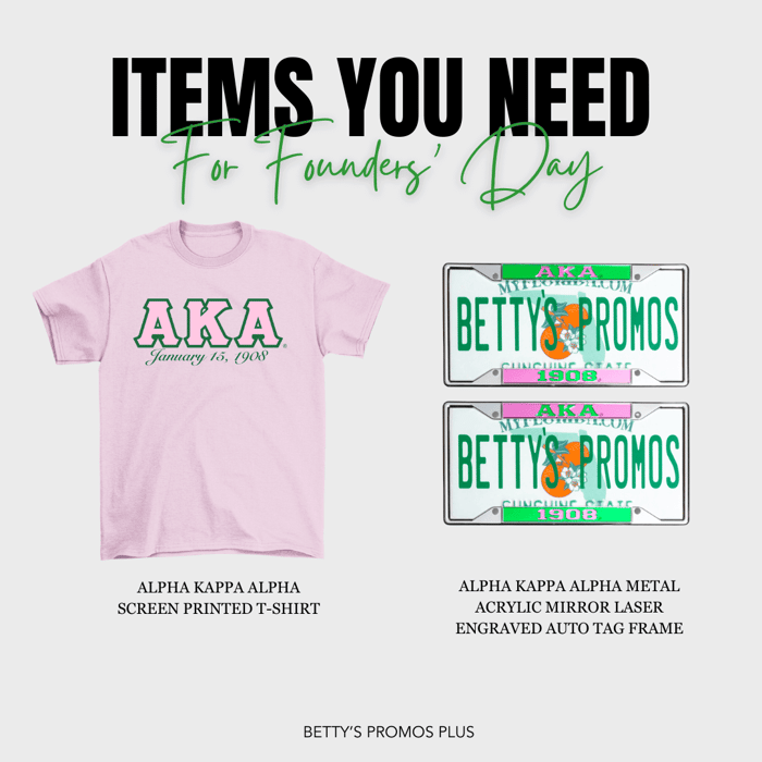 Alpha Kappa Alpha Founders Day Gear