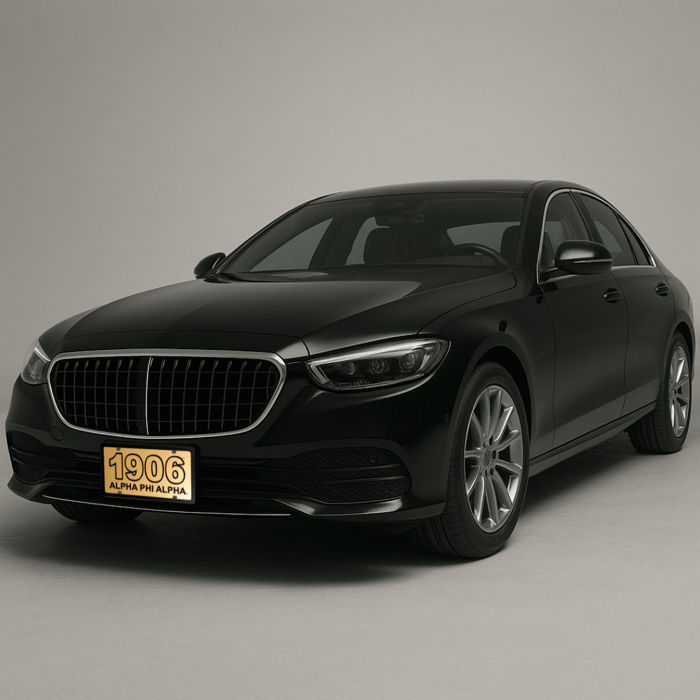 Alpha Phi Alpha 1906 License Plate