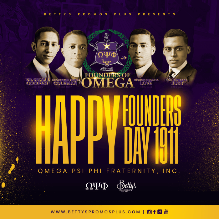 Celebrate Omega Psi Phi Founders Day with Officially Licensed Paraphernalia