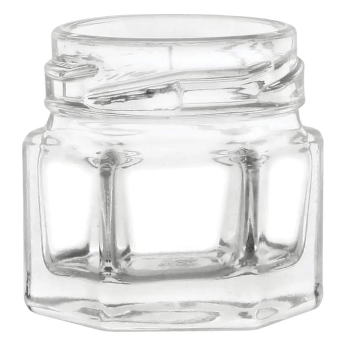 Where to buy 1 oz mini honey jars in hexagon shape