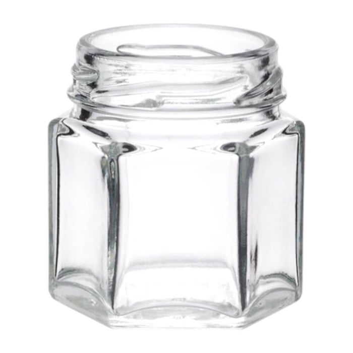 Where to buy mini honey jars - 1.5 oz Hexagon Glass Jar with Lid