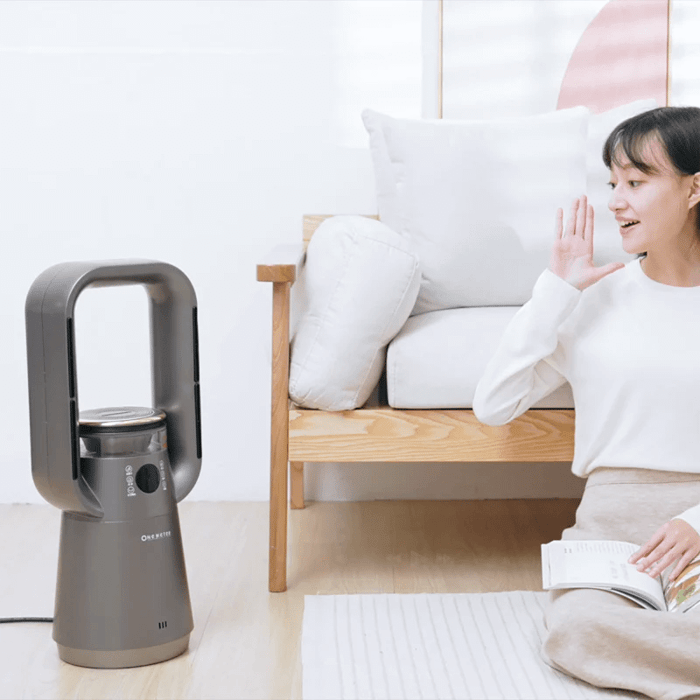 居家聖誕禮物推薦3:多功能冷暖風扇,簡約優雅不佔空間