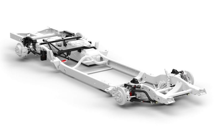 QA1 NBS Silverado suspension kit diagram
