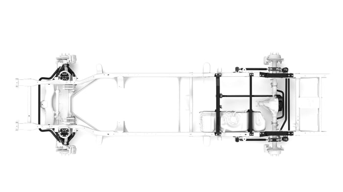 NBS Silverado truck suspension diagram