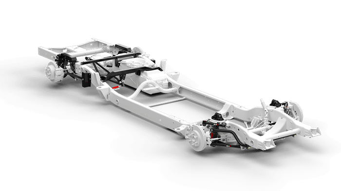 NBS Silverado Truck Suspension Diagram