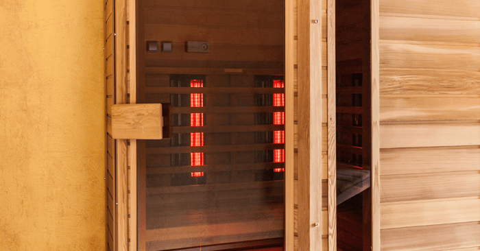 best home sauna, small wooden infrared sauna