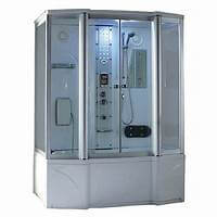 Mesa WS-807A 2 Person Walk-In Steam Shower with Jetted Tub – Mobility Paradise