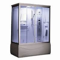 FLASH SALE! Mesa WS-905 1 Person Walk-In Steam Shower with Jetted Tub – Mobility Paradise