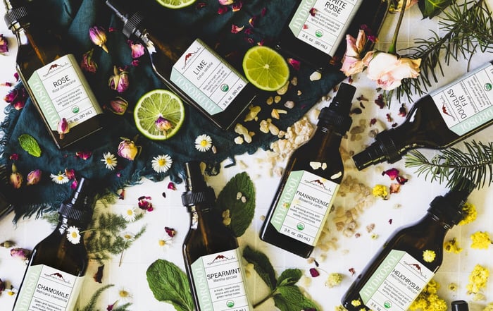 Seasonal Hydrosol Spritzer Blends