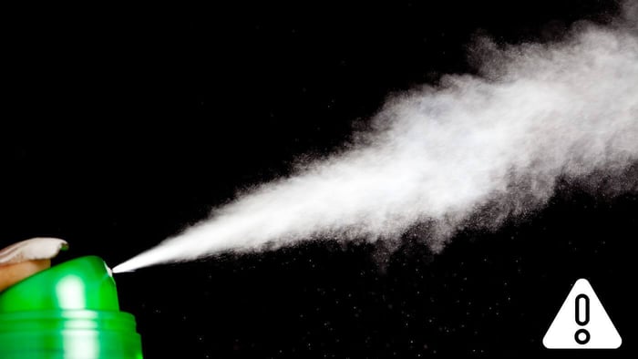 Household sprays, including air fresheners and insecticides, can be harmful to birds.