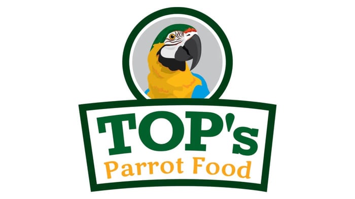 TOP's Parrot Food Logo