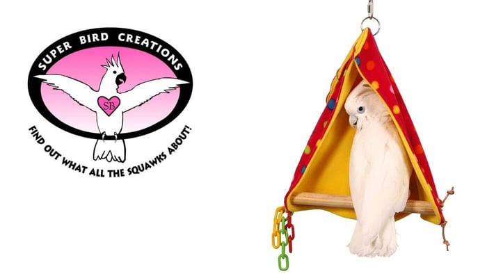 Parrot Perch Tent by Super Bird Creations