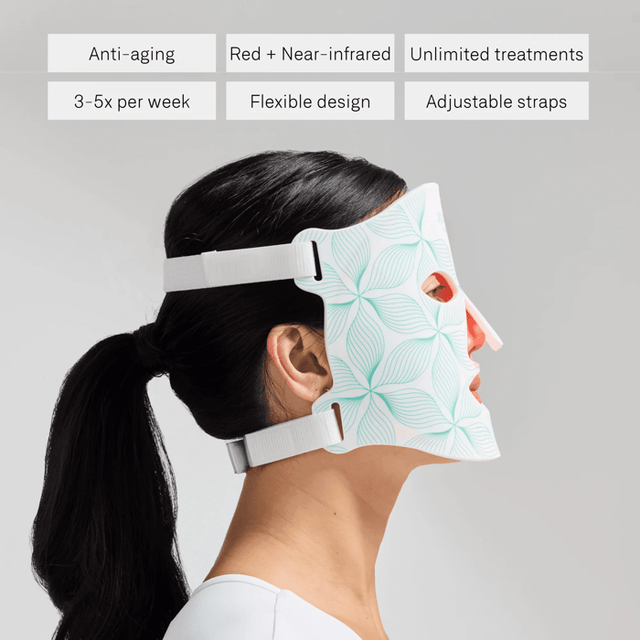 Side view of Omnilux Contour Face coverage