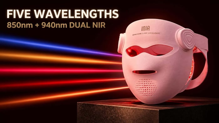 INIA GLOW 4D mask with five wavelengths and 850nm plus 940nm Dual NIR
