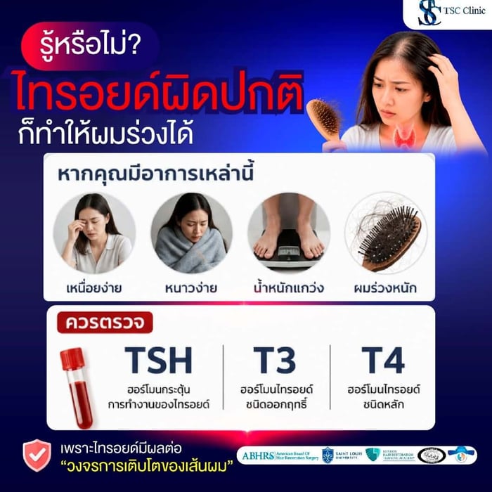 สาเหตุผมร่วง