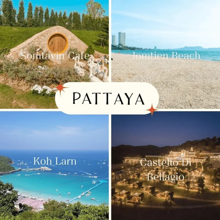 Let's dive into the coastal zone, where the renowned sea of Thailand, Pattaya, resides. With its beautiful Jomtien Beach and crystal-clear azure waters, it's a favorite among both locals and foreigners alike. Today, let me bring forth four places worth checking in for some picture-perfect moments and relaxation in Pattaya.
