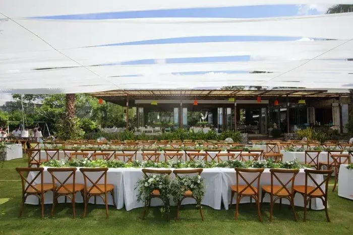 ไอเดียงานแต่งมินิมอล outdoor สุดโรแมนติก