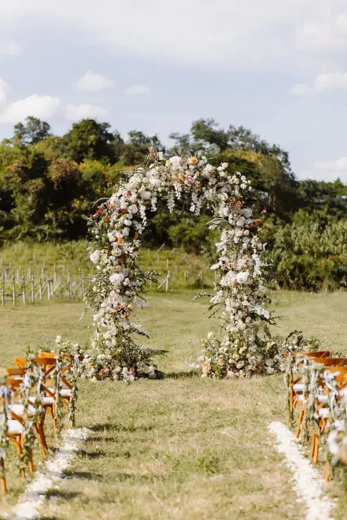 ไอเดียงานแต่งมินิมอล outdoor สุดโรแมนติก