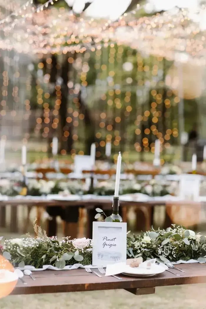 ไอเดียงานแต่งมินิมอล outdoor สุดโรแมนติก