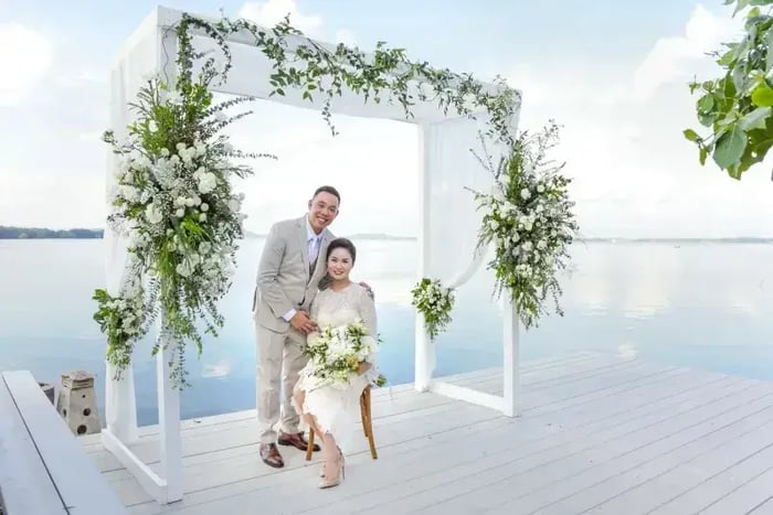 ไอเดียงานแต่งมินิมอล outdoor สุดโรแมนติก