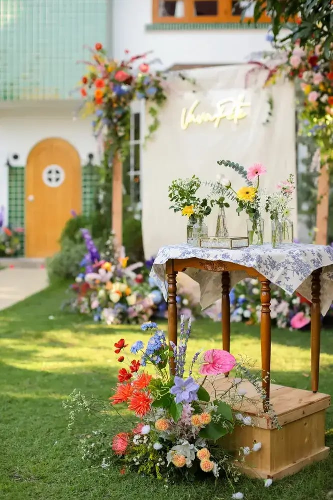 ไอเดียงานแต่งมินิมอล outdoor สุดโรแมนติก