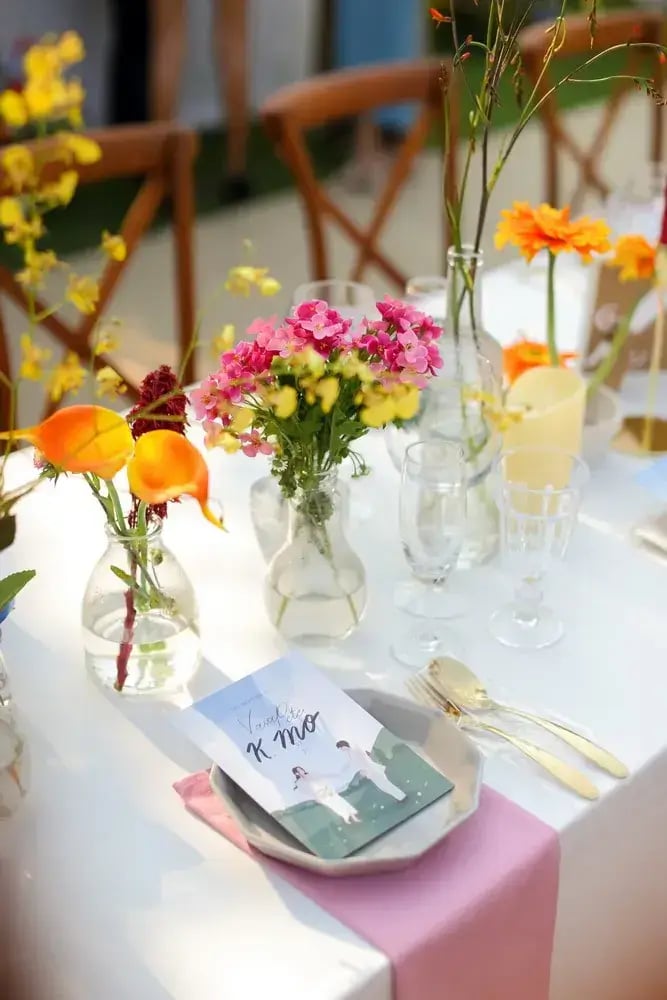 ไอเดียงานแต่งมินิมอล outdoor สุดโรแมนติก