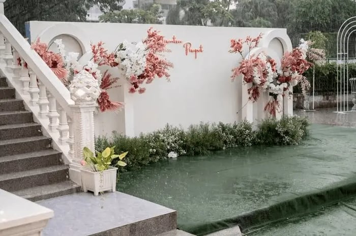  Backdrop โทนขาว - พีช