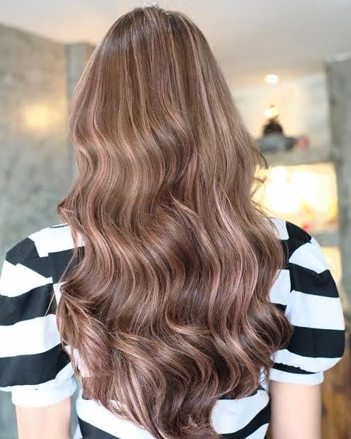 สีน้ำตาลประกายชมพู (Pink Brown)