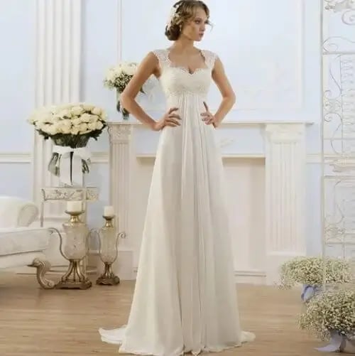 Empire wedding dress