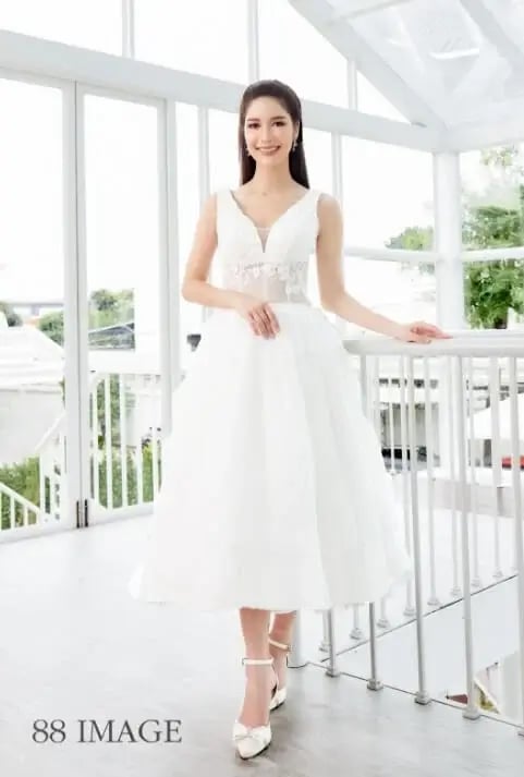 Tea-Length Wedding Dress