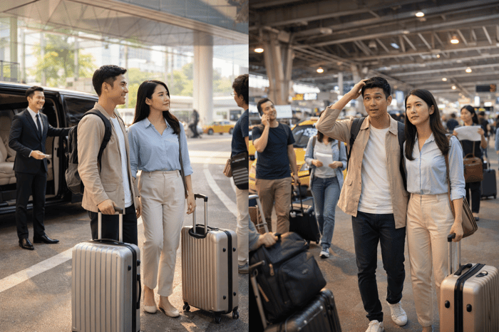 5 ข้อดี จองรถรับส่งสนามบิน (Airport Transfer) ล่วงหน้า สะดวกสบาย ไร้กังวล!